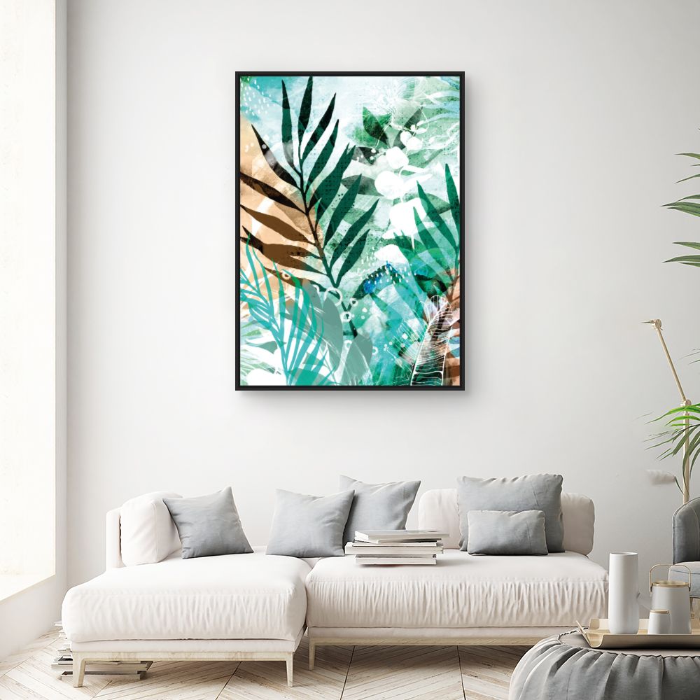 Tableau Feuillage tropical