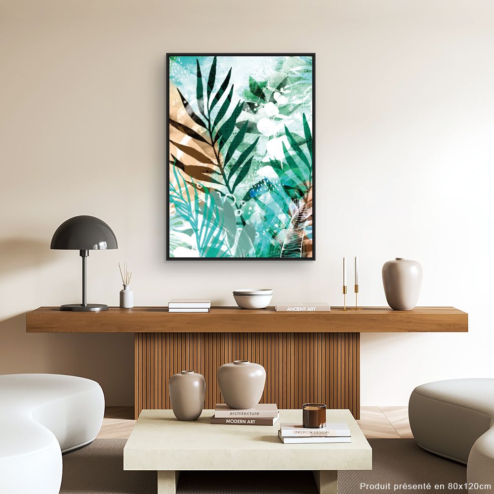 Tableau Feuillage tropical