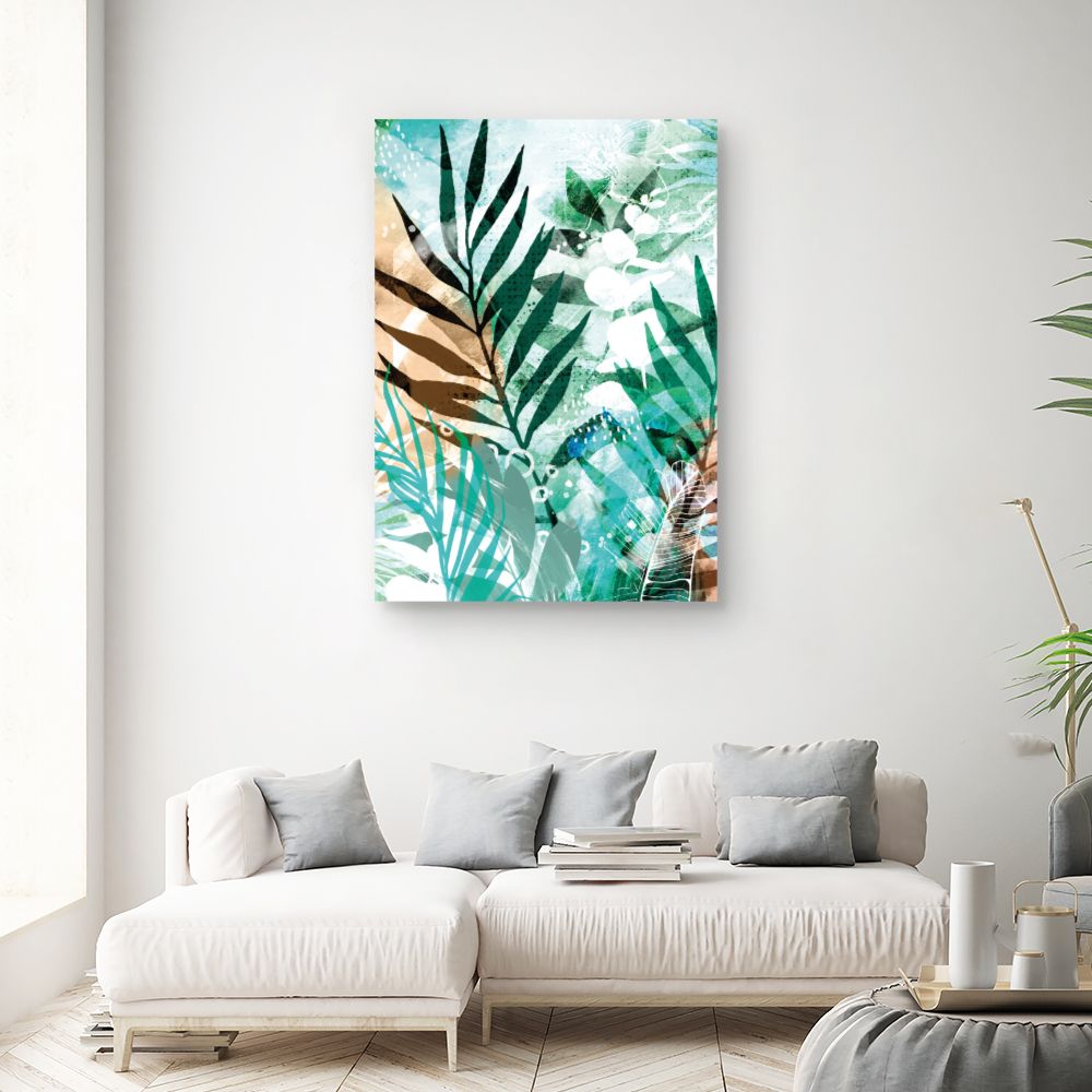 Tableau Feuillage tropical