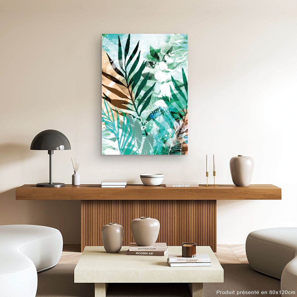 Tableau Feuillage tropical