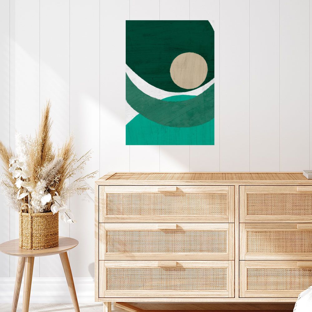 Affiche Formes abstraites captivantes