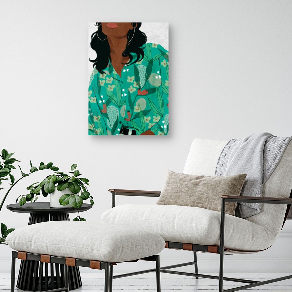 Tableau Motifs floraux vibrants