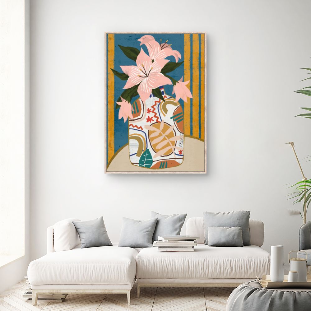 Tableau Fleurs et vase