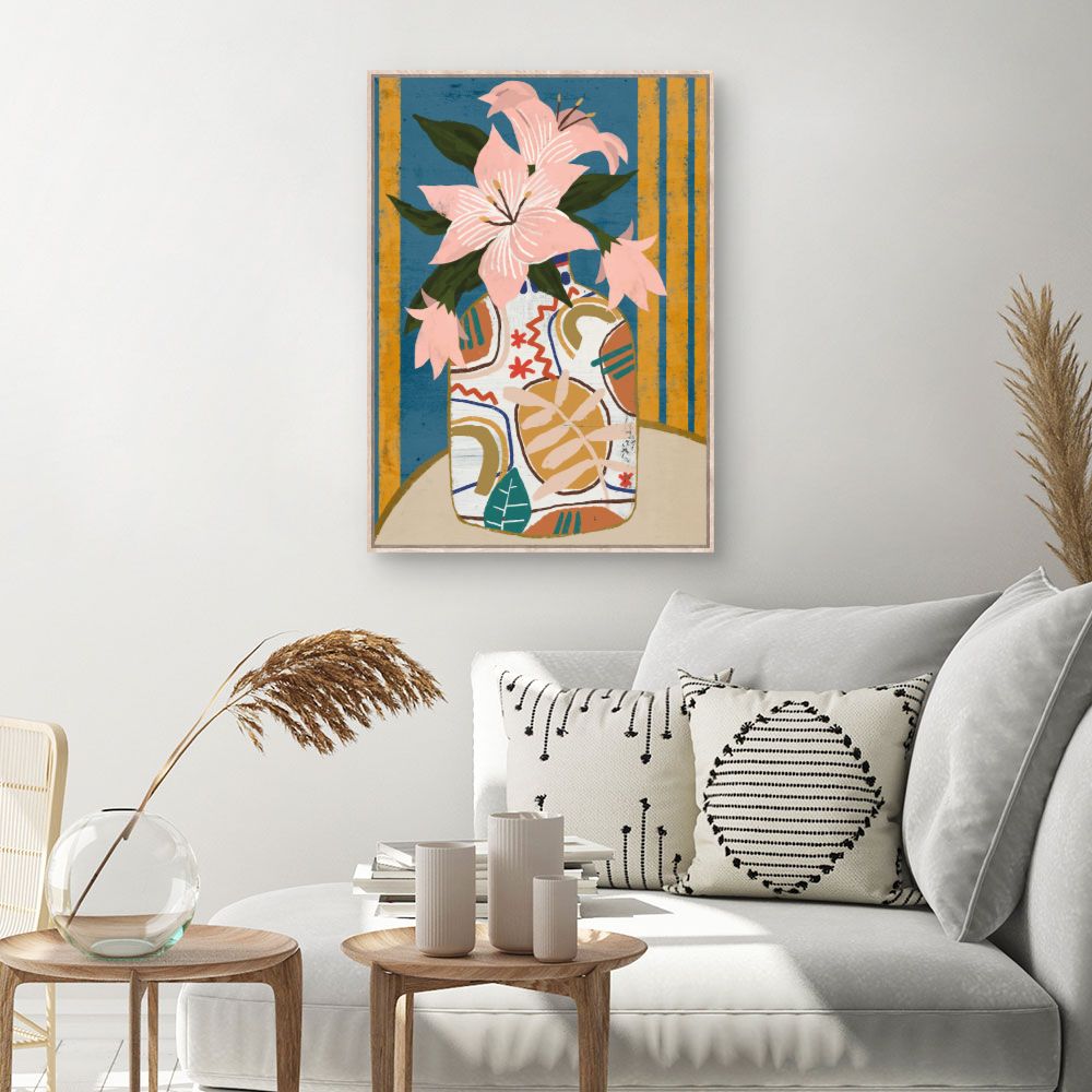 Tableau Fleurs et vase