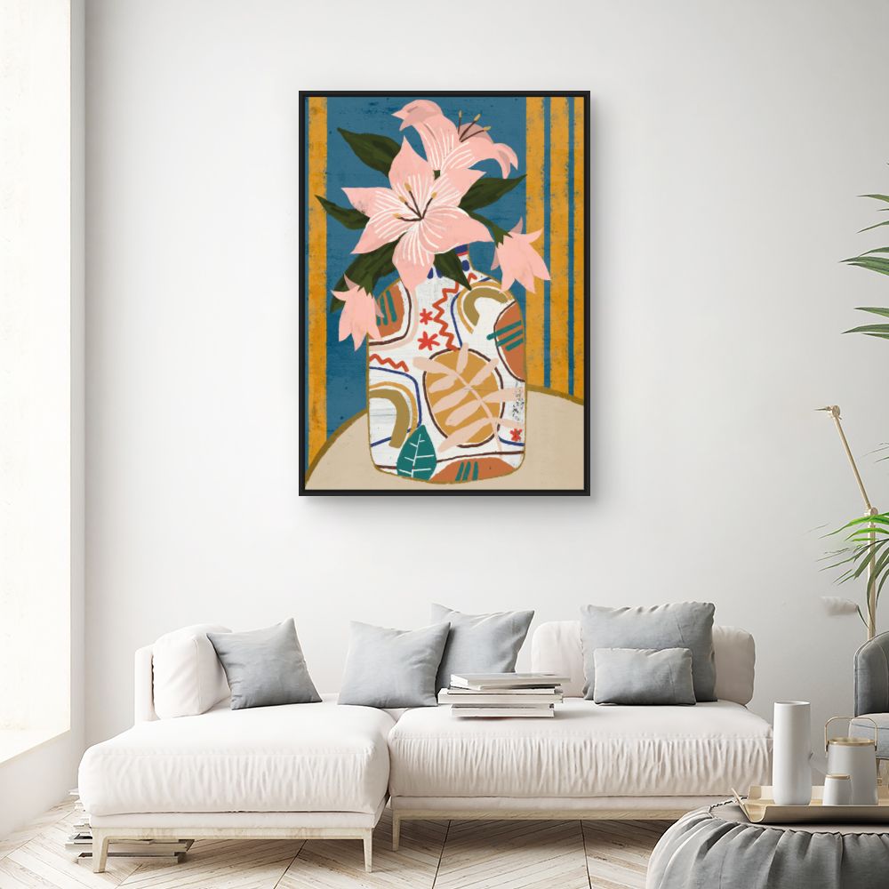 Tableau Fleurs et vase