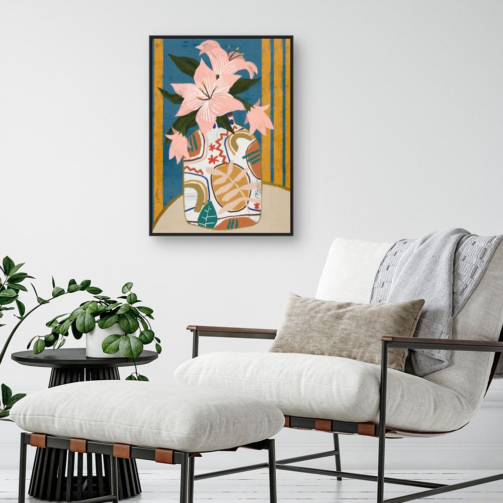 Tableau Fleurs et vase