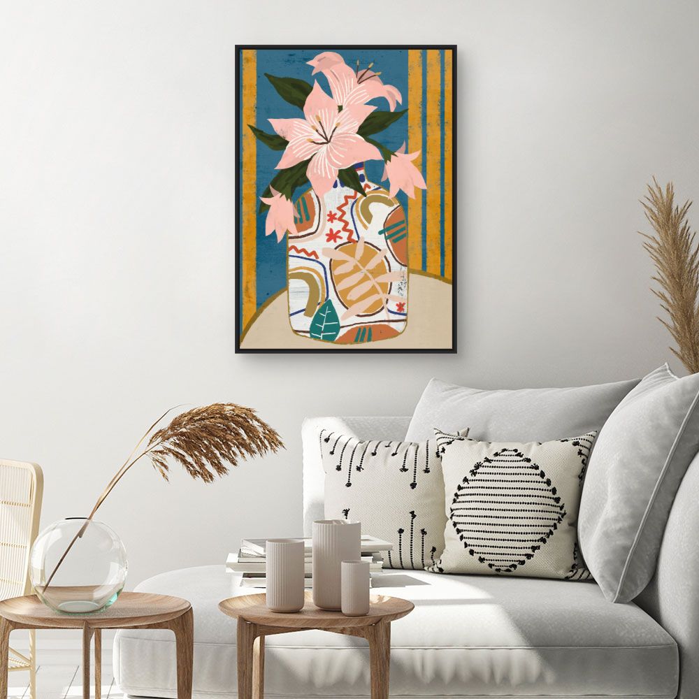 Tableau Fleurs et vase