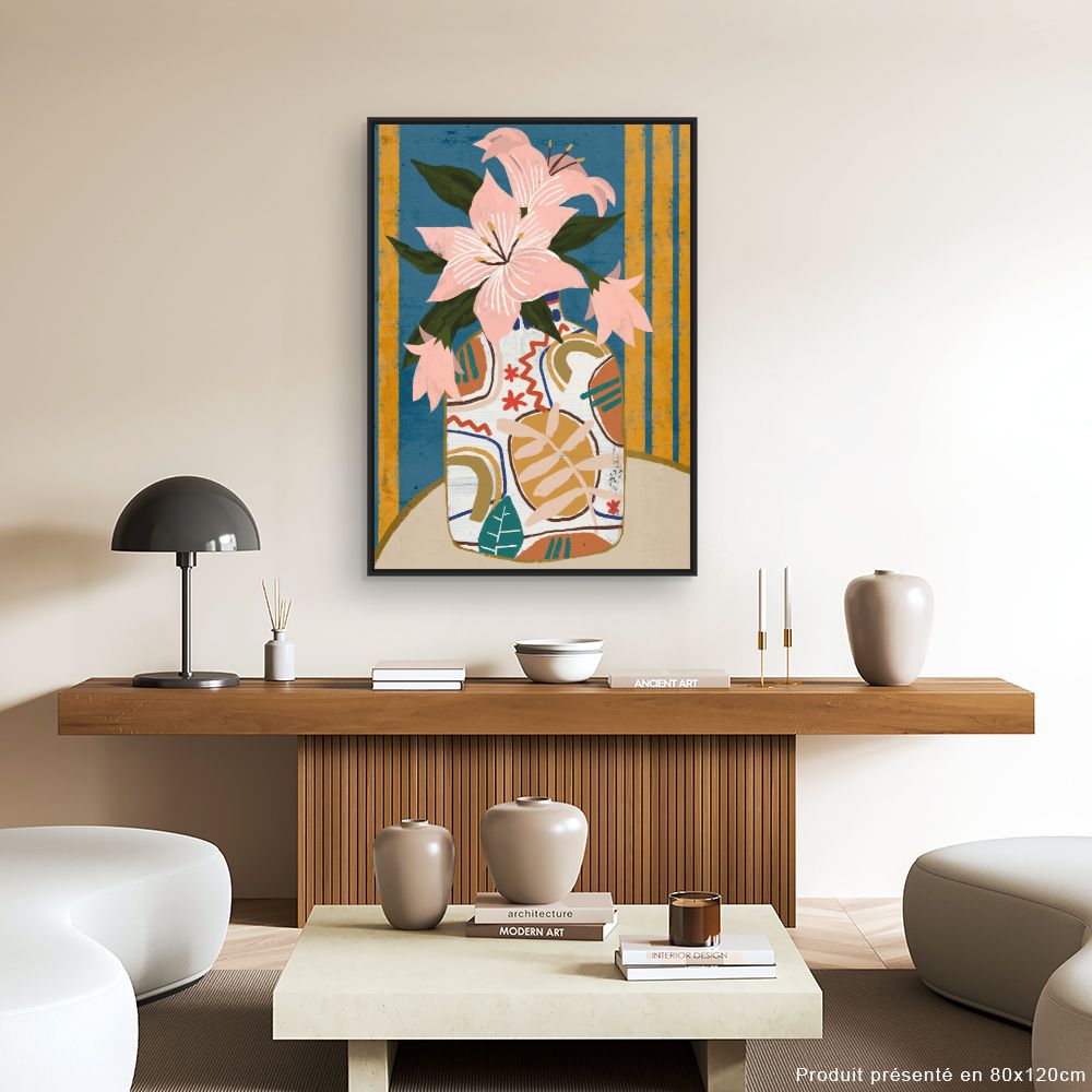 Tableau Fleurs et vase