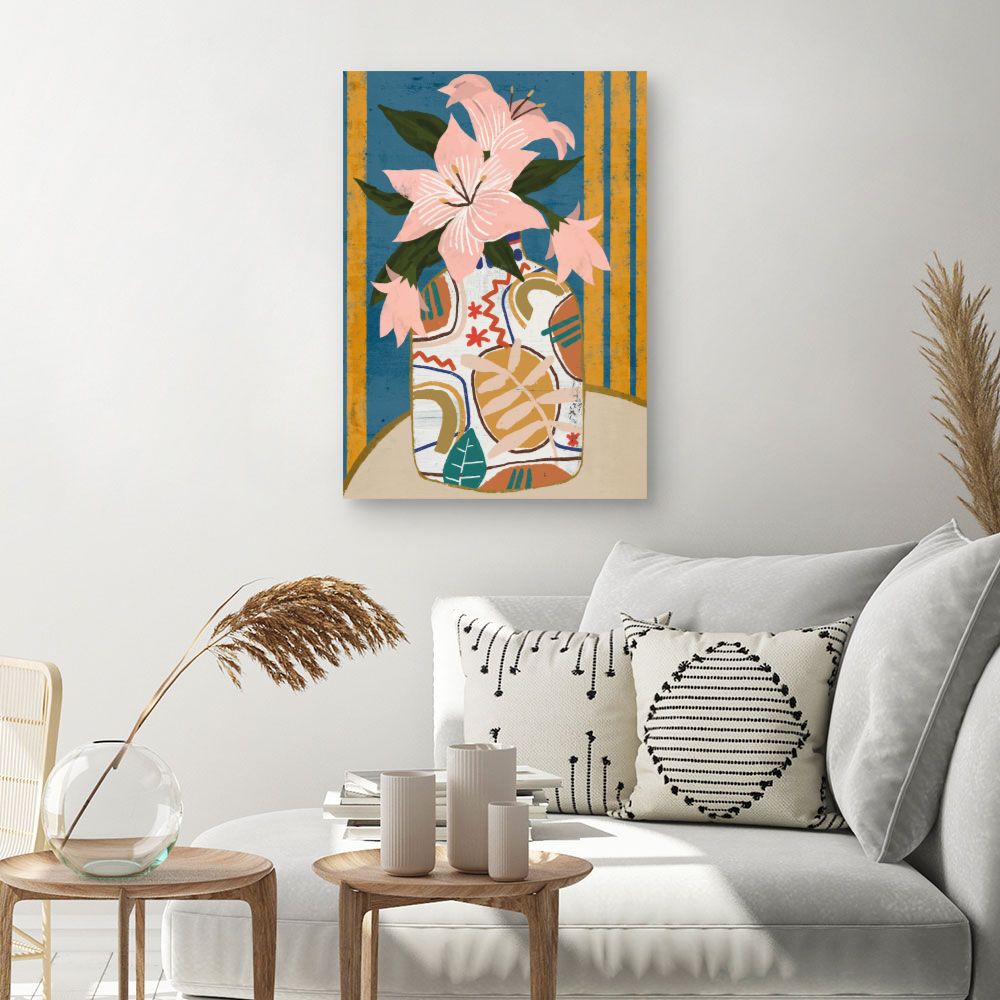 Tableau Fleurs et vase
