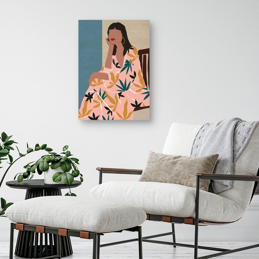 Tableau Femme moderne bohème