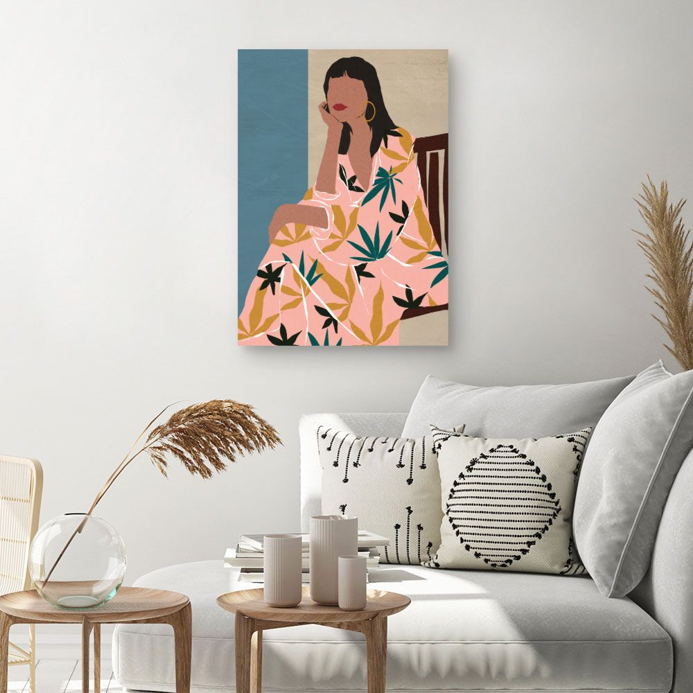 Tableau Femme moderne bohème