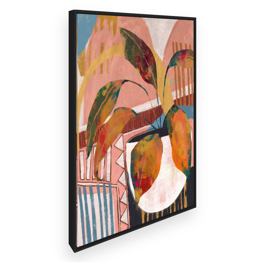 Toile Plante abstraite moderne