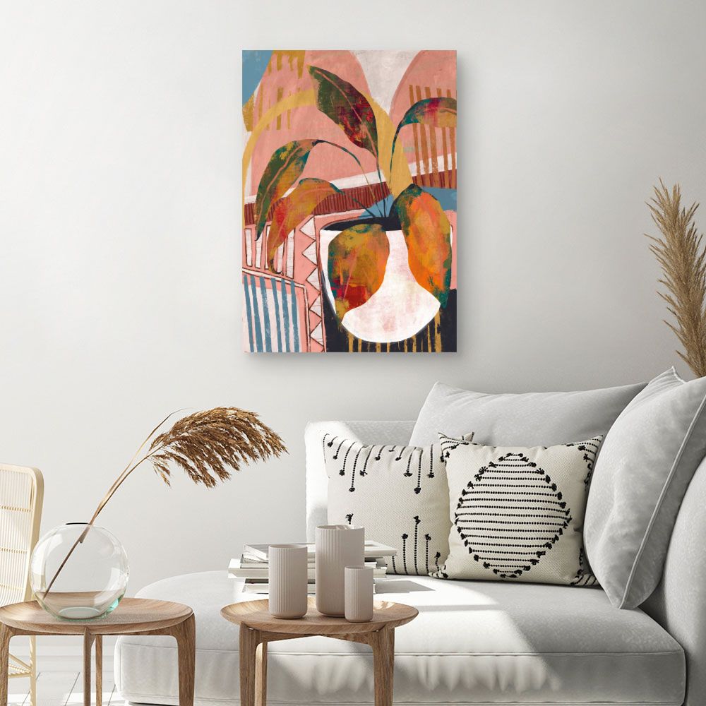 Tableau Plante abstraite moderne