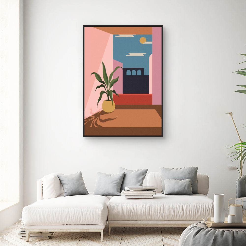 Tableau Paysage intérieur moderne