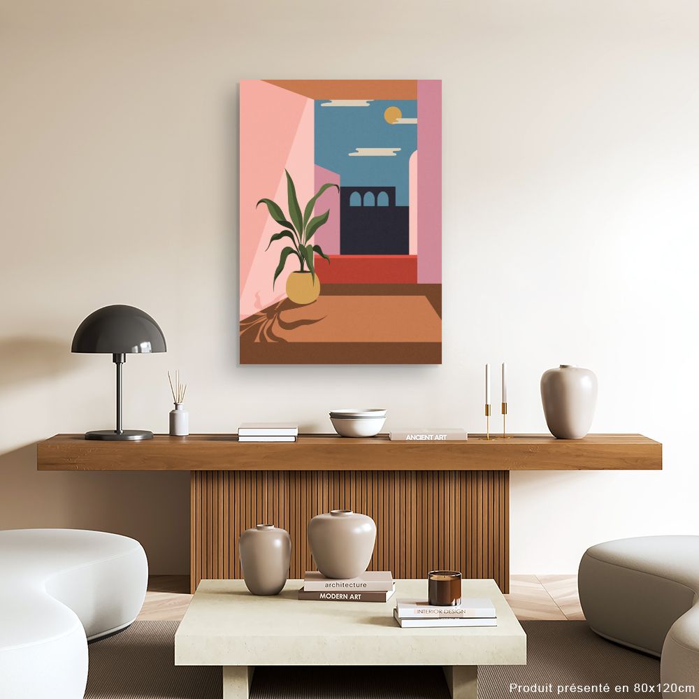 Tableau Paysage intérieur moderne