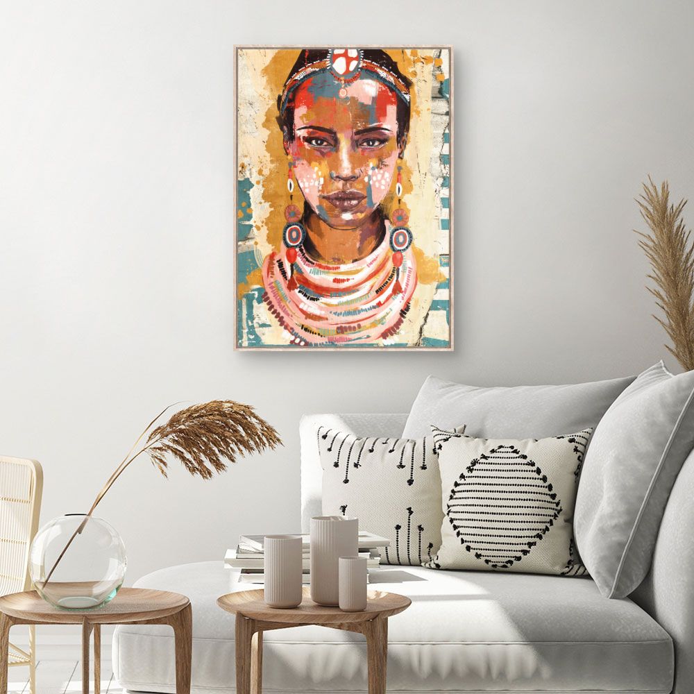 Tableau Portrait vibrant