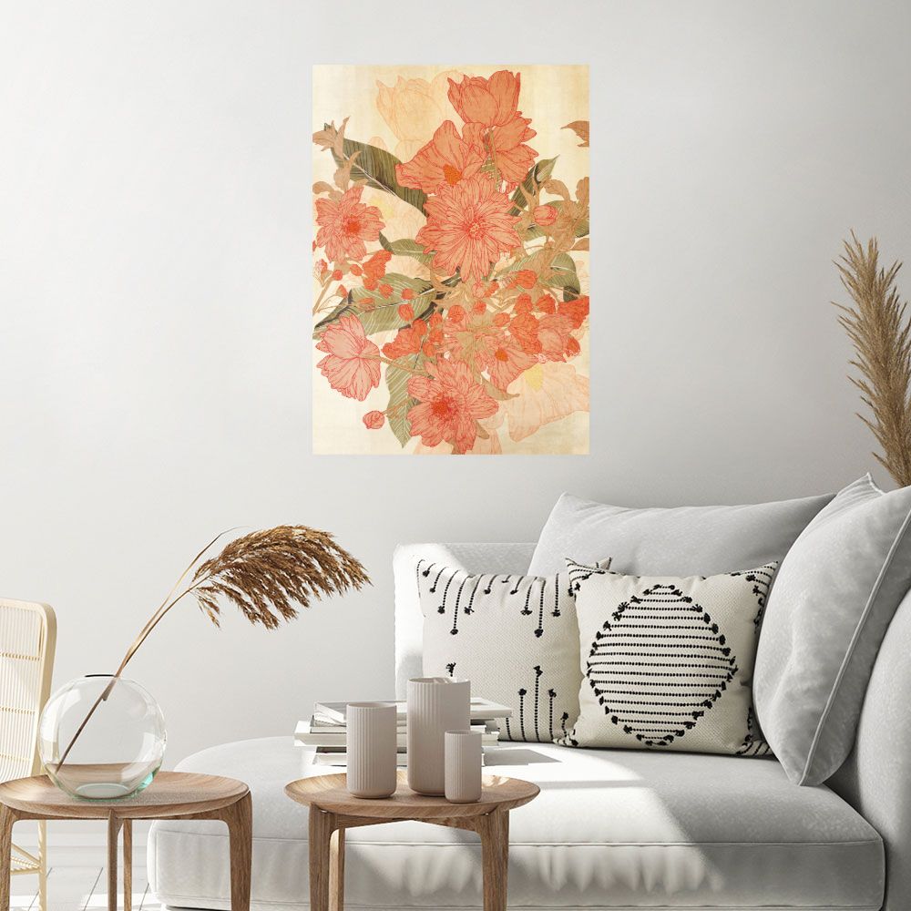 Affiche Fleurs éclatantes