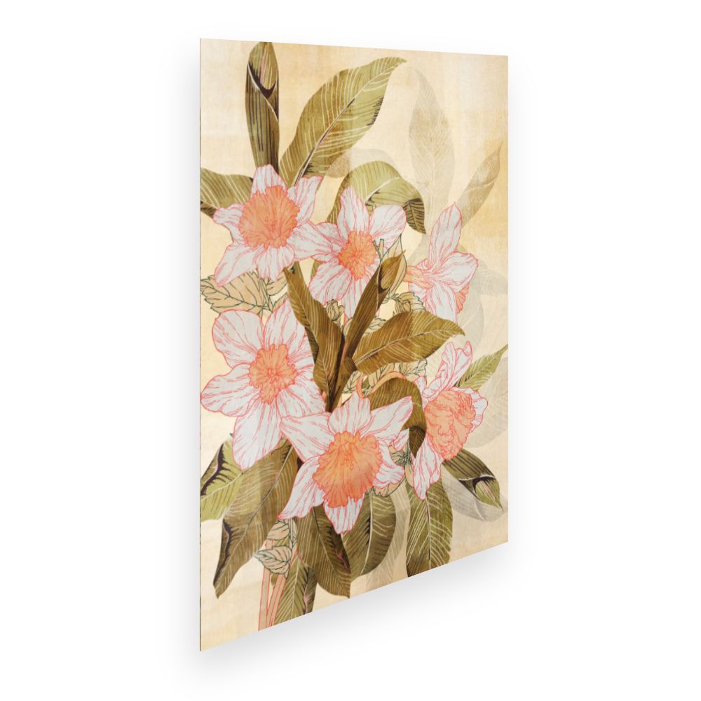 Affiche Fleurs exotiques vibrantes