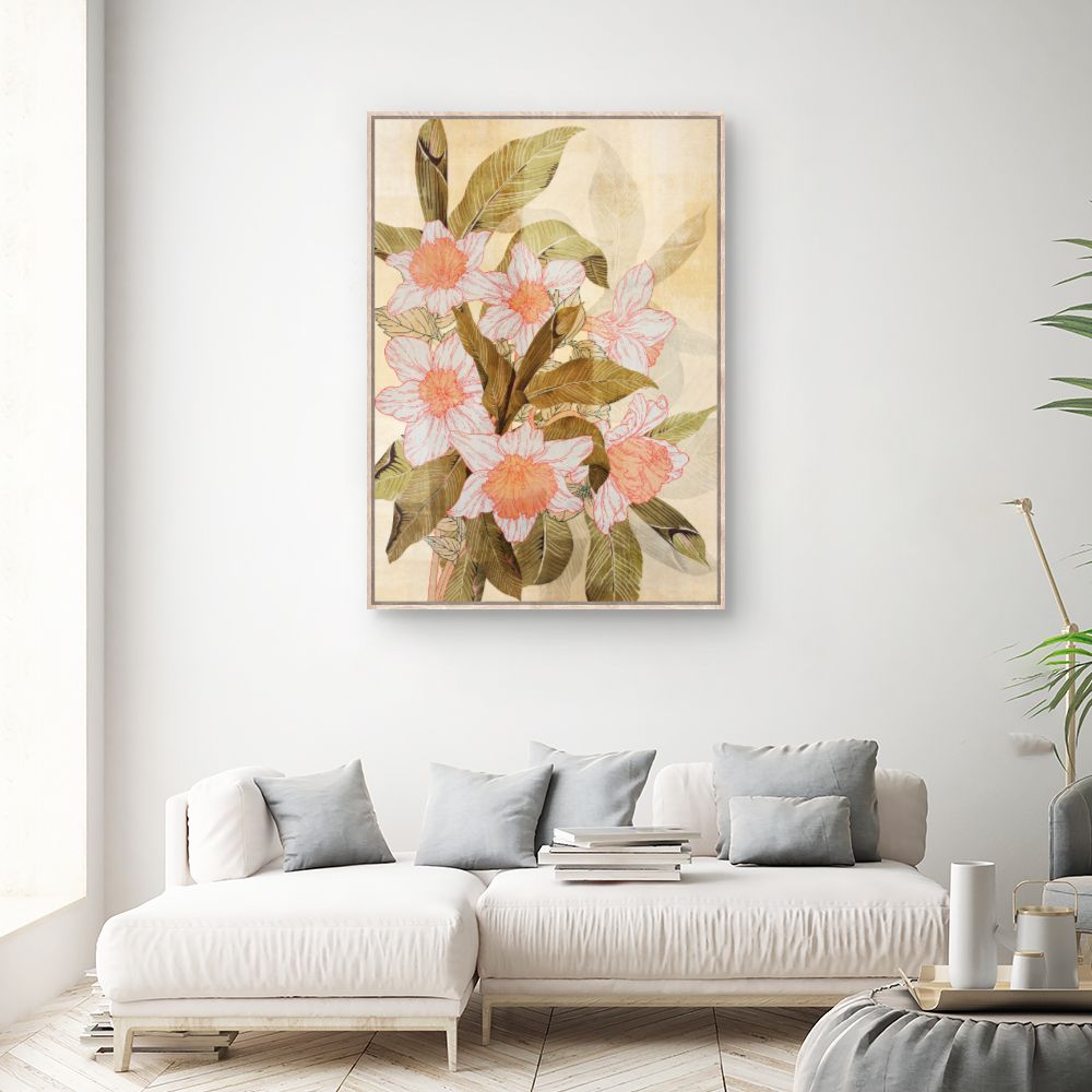 Tableau Élégance florale vintage