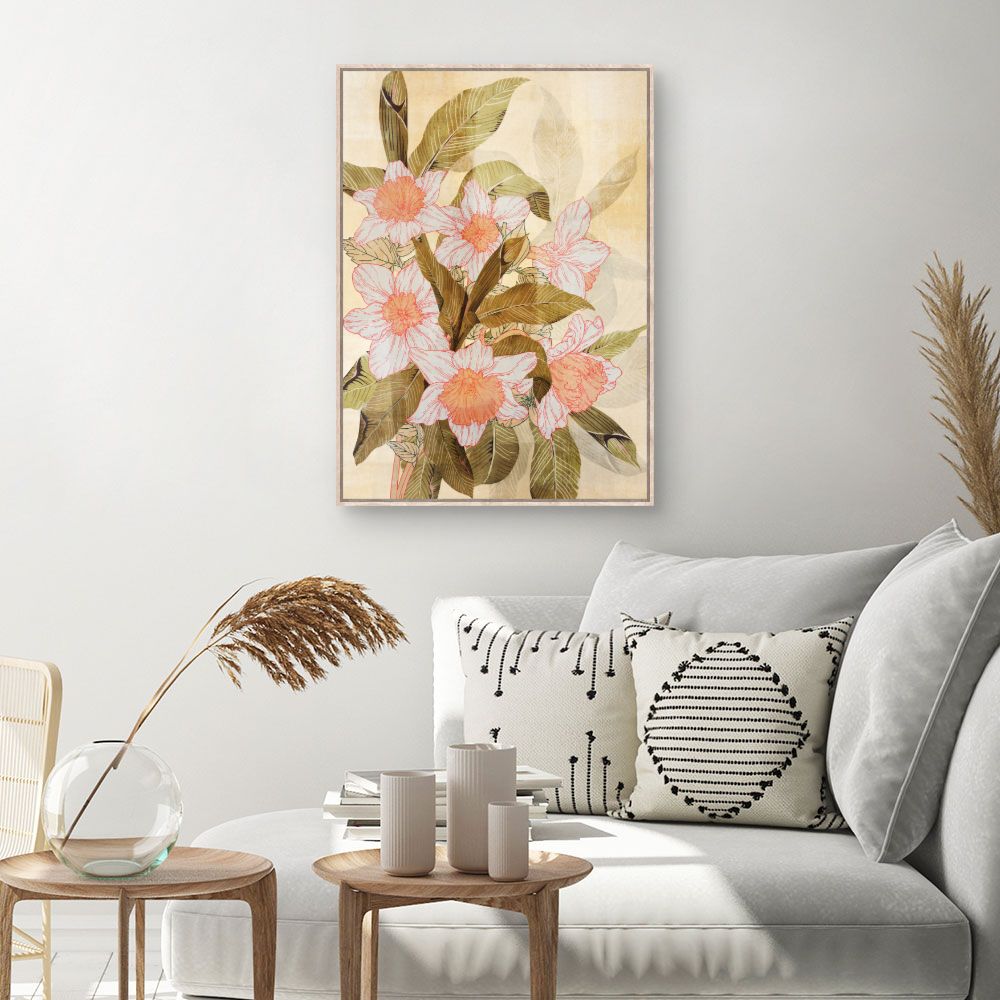 Tableau Élégance florale vintage
