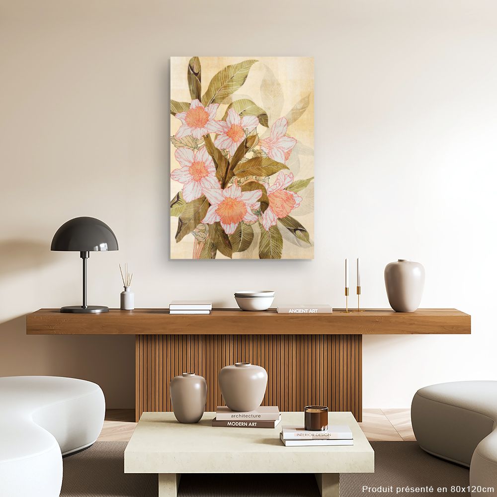 Tableau Élégance florale vintage