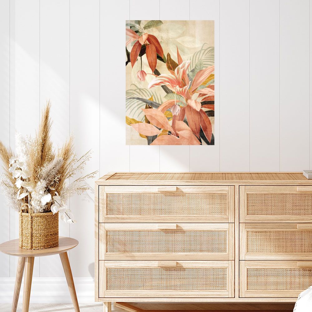 Affiche Feuillage tropical élégant