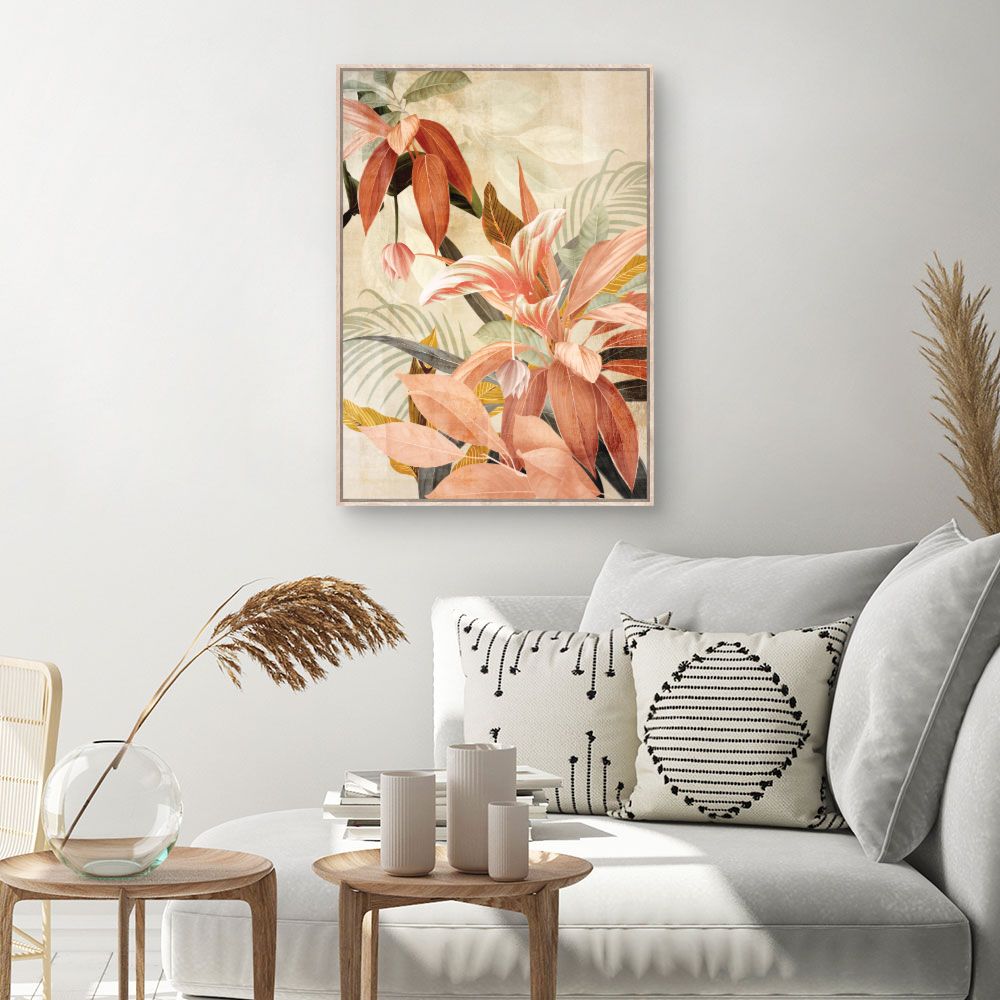 Tableau Fleurs tropicales élégantes