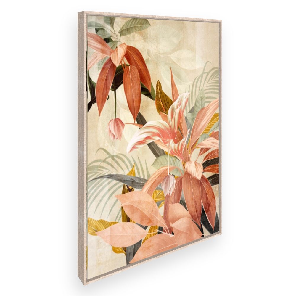 Toile Fleurs tropicales élégantes
