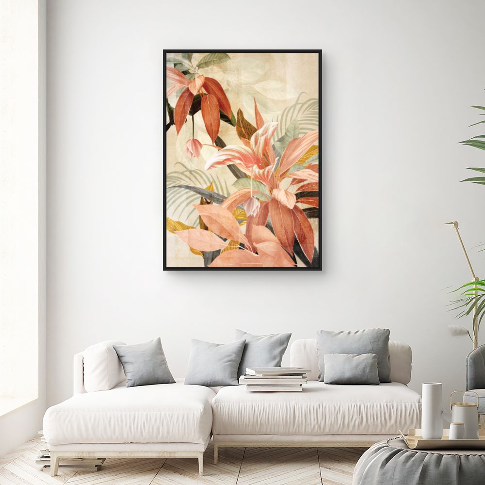 Tableau Fleurs tropicales élégantes