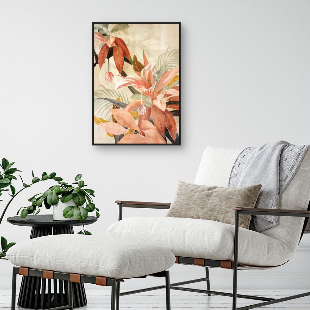 Tableau Fleurs tropicales élégantes