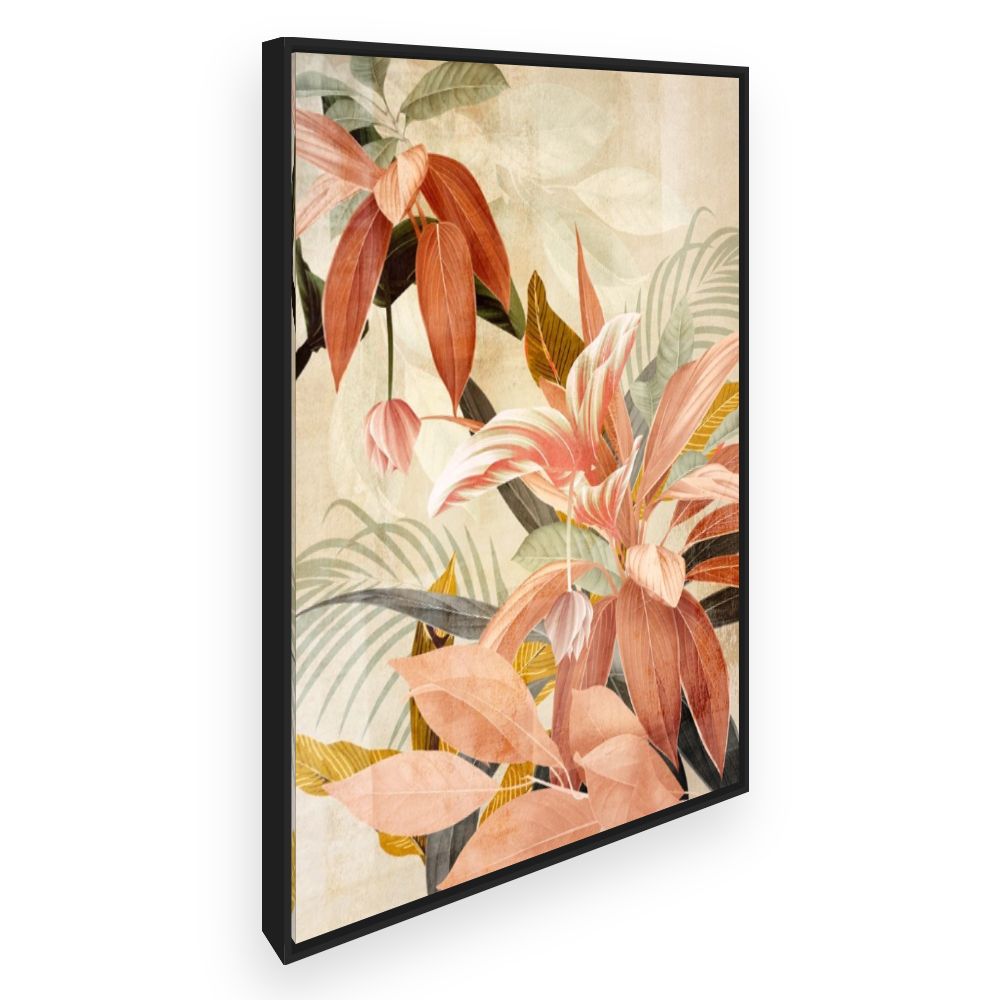 Toile Fleurs tropicales élégantes