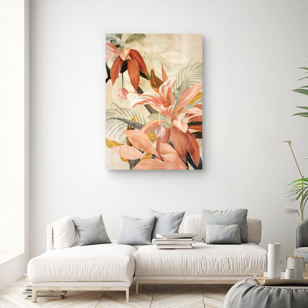 Tableau Fleurs tropicales élégantes