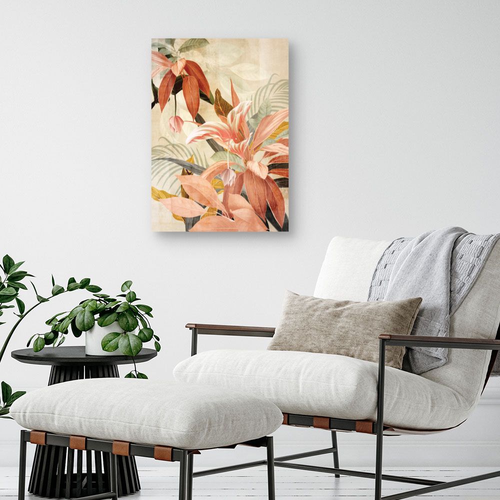 Tableau Fleurs tropicales élégantes
