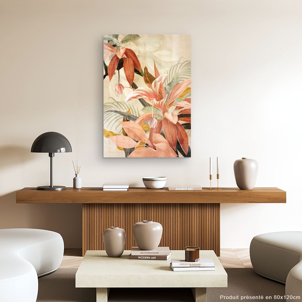 Tableau Fleurs tropicales élégantes
