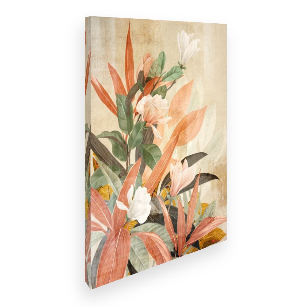Toile Fleurs exotiques