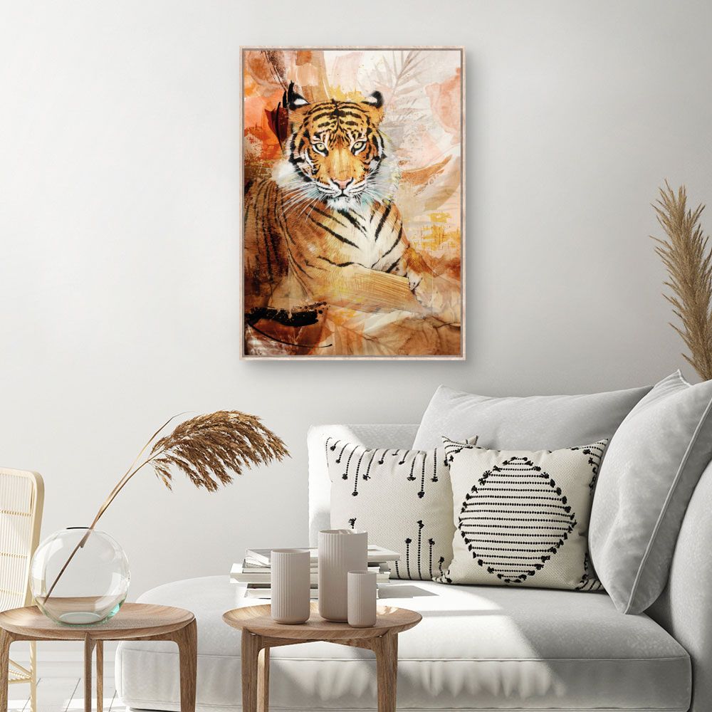 Tableau Tigre majestueux