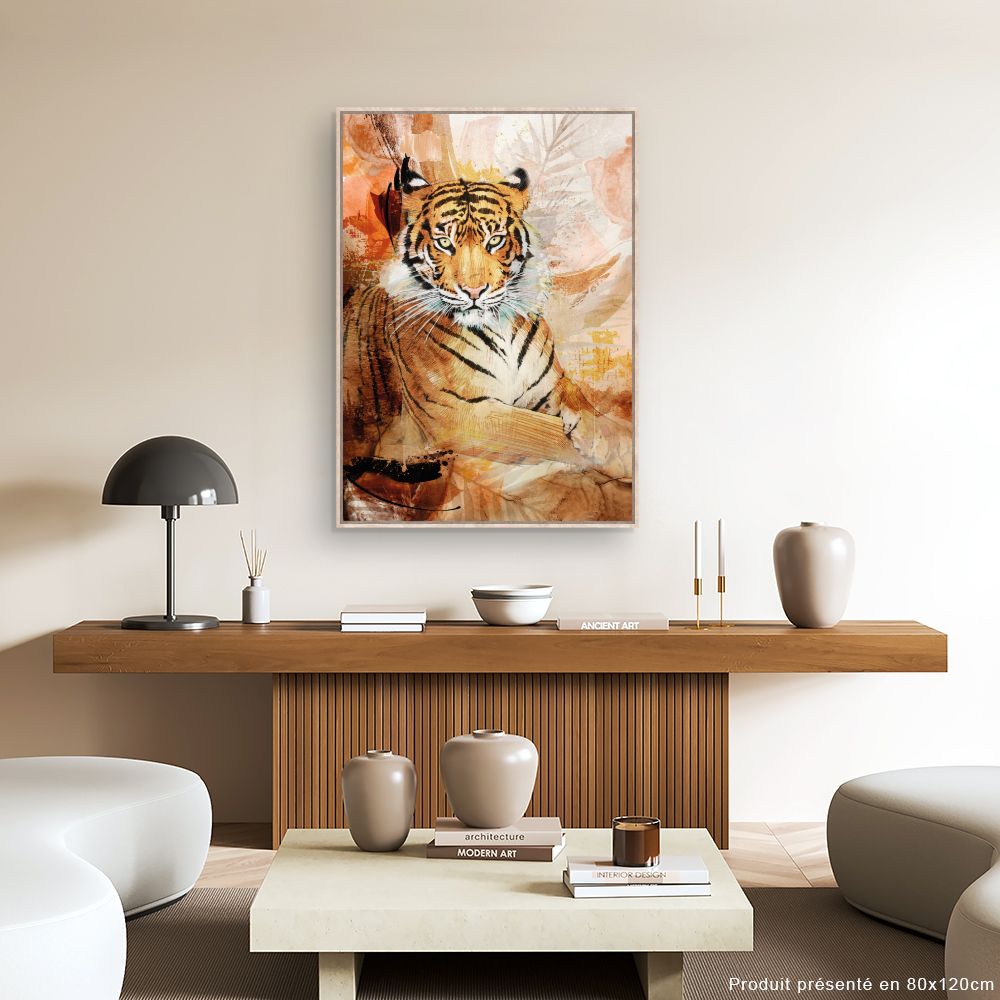 Tableau Tigre majestueux