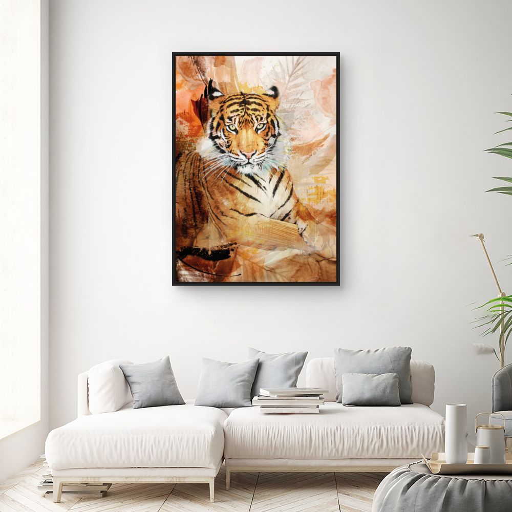 Tableau Tigre majestueux