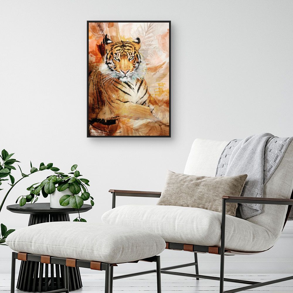 Tableau Tigre majestueux