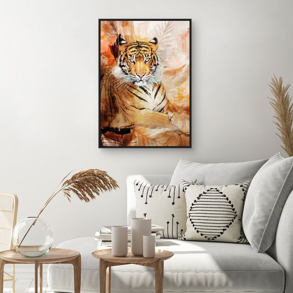 Tableau Tigre majestueux