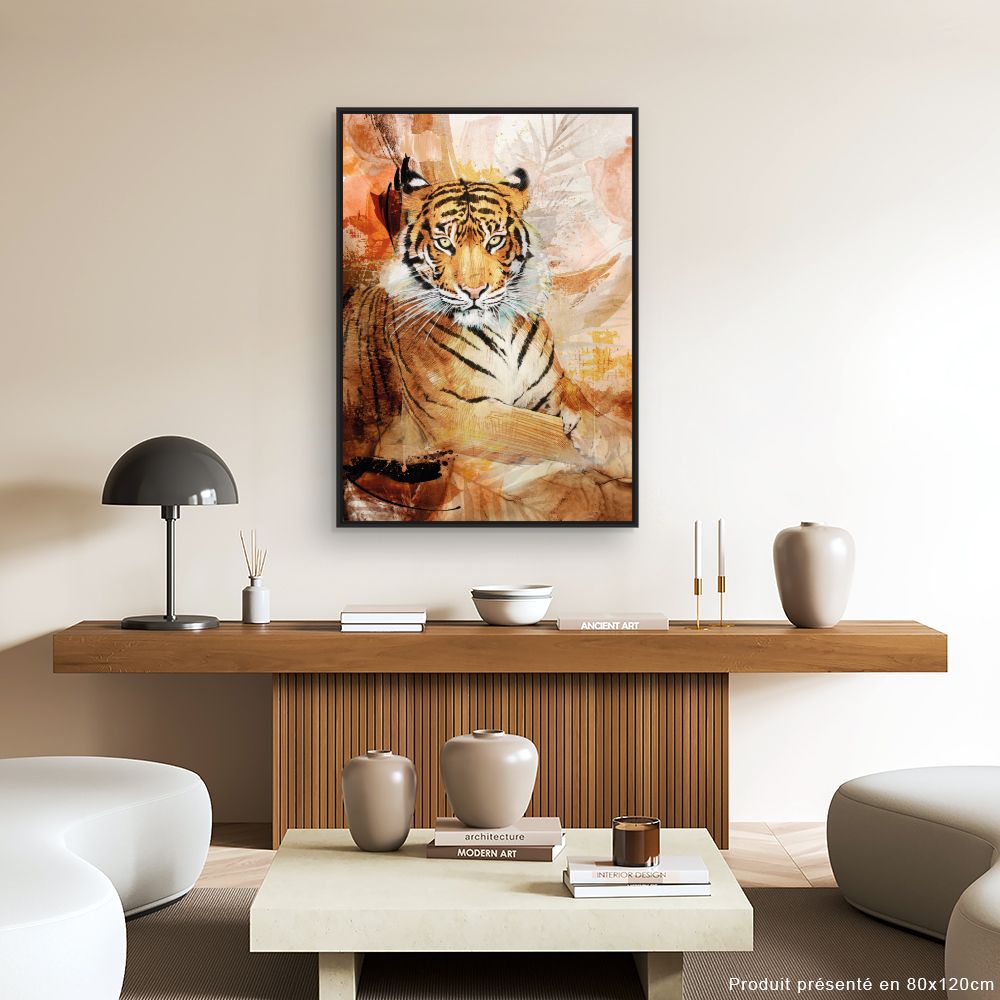 Tableau Tigre majestueux