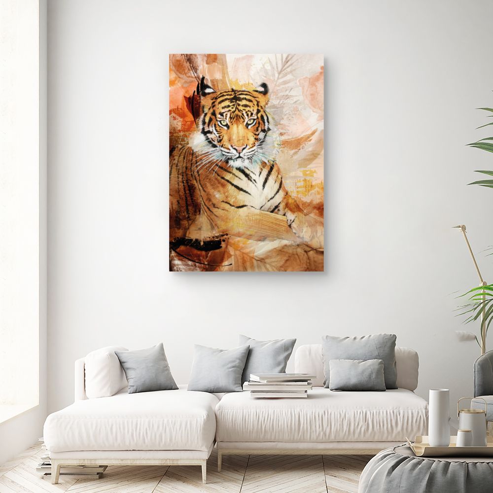 Tableau Tigre majestueux