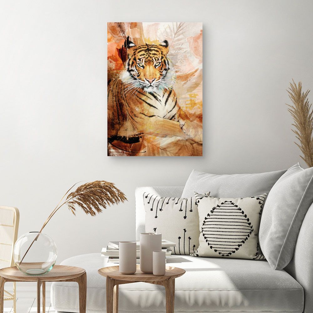 Tableau Tigre majestueux