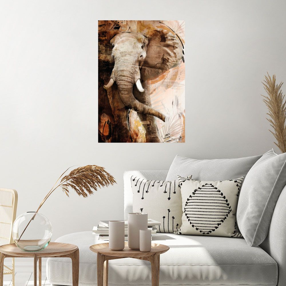 Affiche Éléphant majestueux