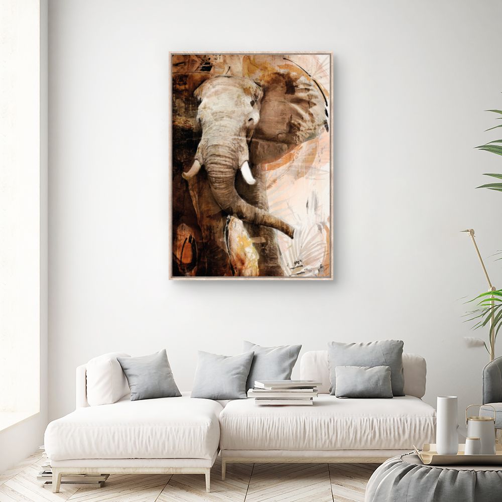 Tableau Éléphant majestueux