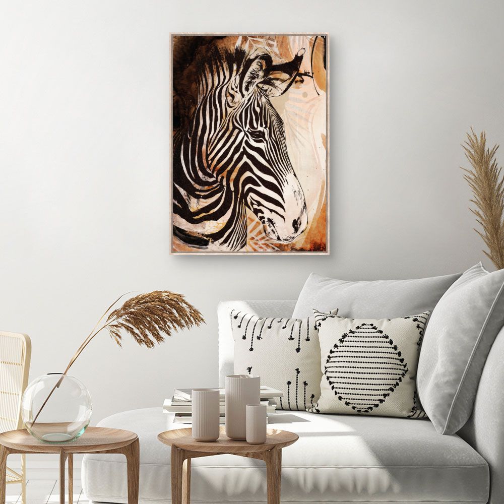 Tableau Zèbre majestueux