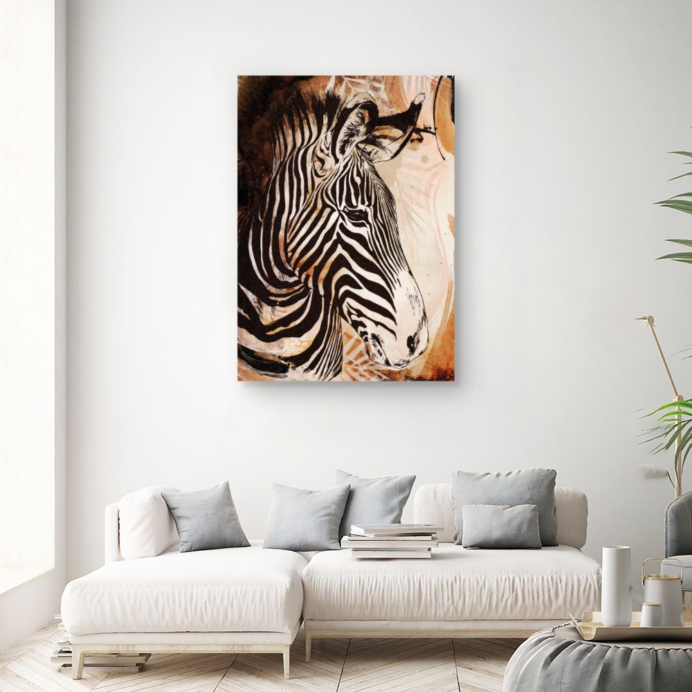 Tableau Zèbre majestueux
