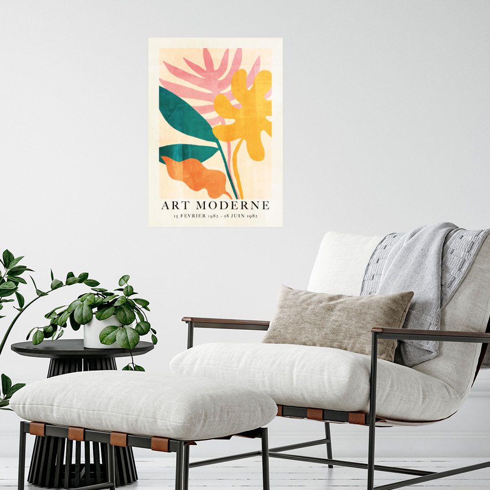 Affiche Feuilles vibrantes