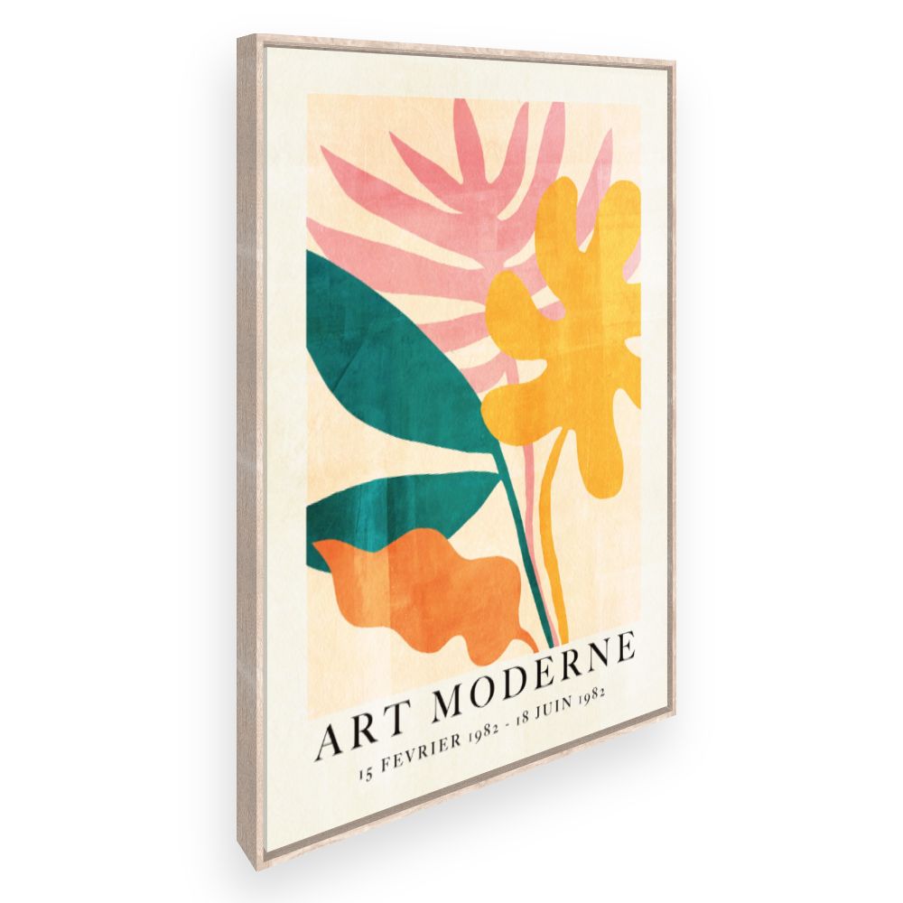 Toile Fleurs abstraites modernes