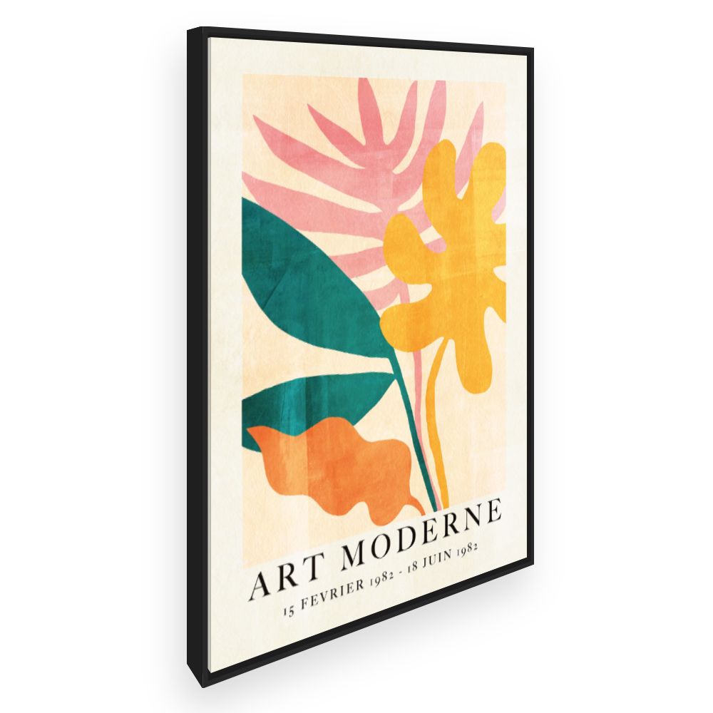 Toile Fleurs abstraites modernes